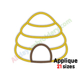 Beehive applique design