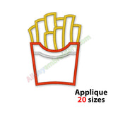 French fries applique design