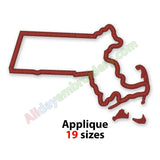 Massachusetts applique design