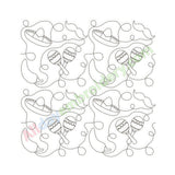 Fiesta quilting embroidery design