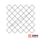 Grid quilt block embroidery design