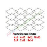 Diamonds quilting embroidery design