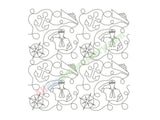 Army quilting embroidery design