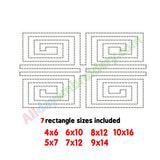 Quilt block embroidery design