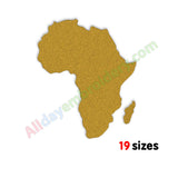 Africa machine embroidery