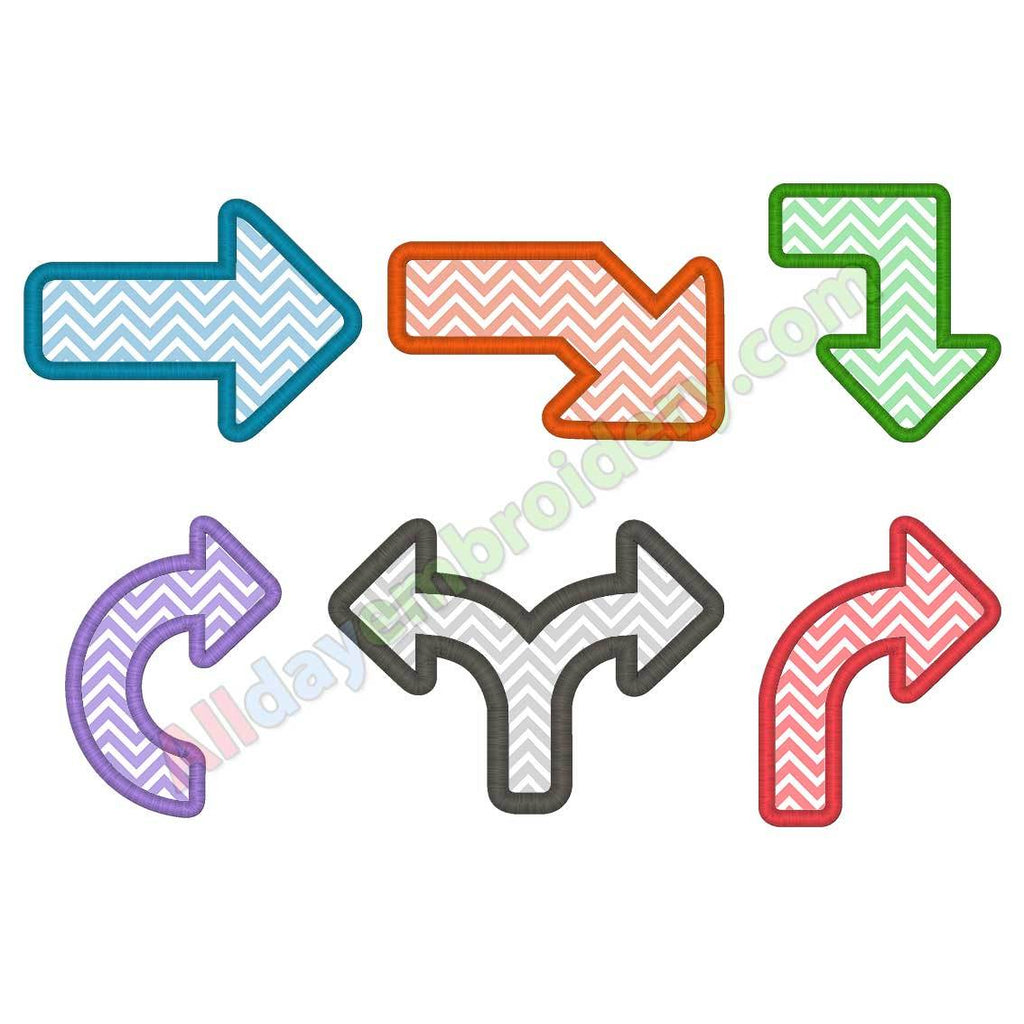Arrows applique set