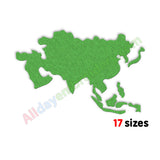Asia embroidery design