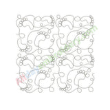 Baby quilting design