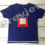 Fire truck applique