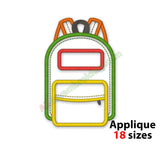 Backpack applique design