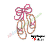 Ballet shoes applique