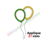 Balloons embroidery designs