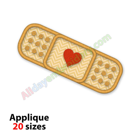 Bandage applique design