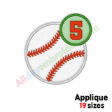 baseball embroidery design