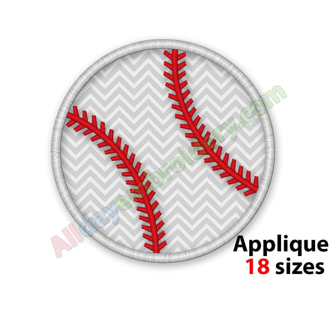 Baseball ball applique