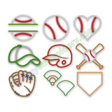Baseball Applique Design Set