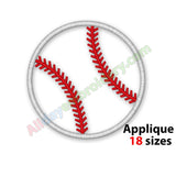 Baseball ball applique