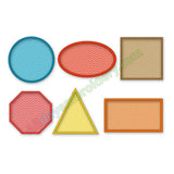 Shapes embroidery design
