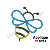 Bee applique design