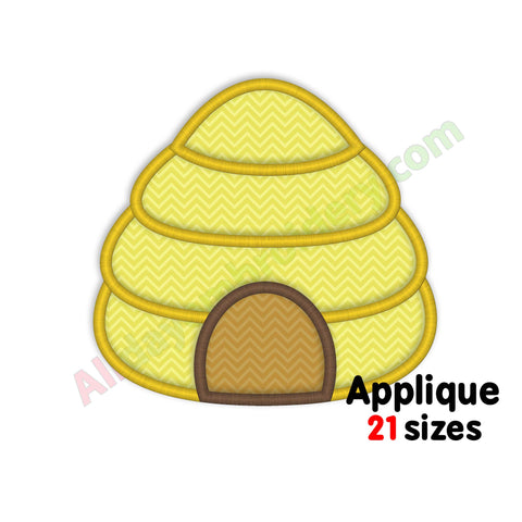 Beehive embroidery design