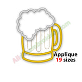 Beer Mug Applique