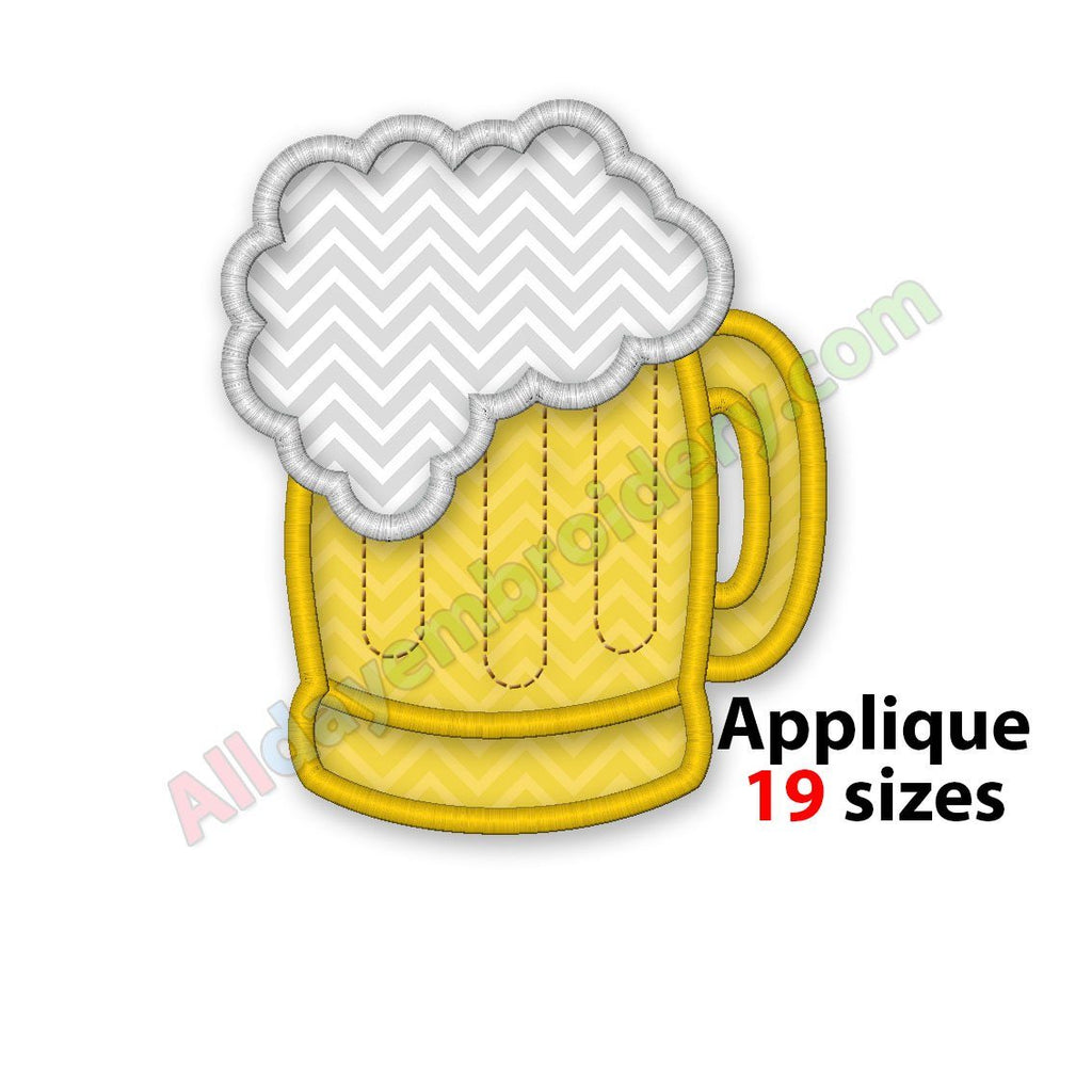 Beer Mug Applique