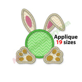 Bunny Ears Monogram Frame