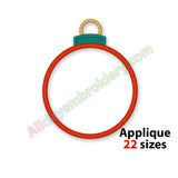 Christmas ball applique