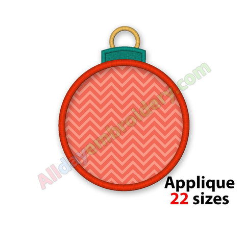 Christmas ball applique