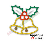 Christmas Bells Applique