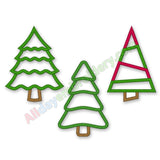 Christmas Tree Applique set