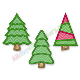 Christmas Tree Applique set