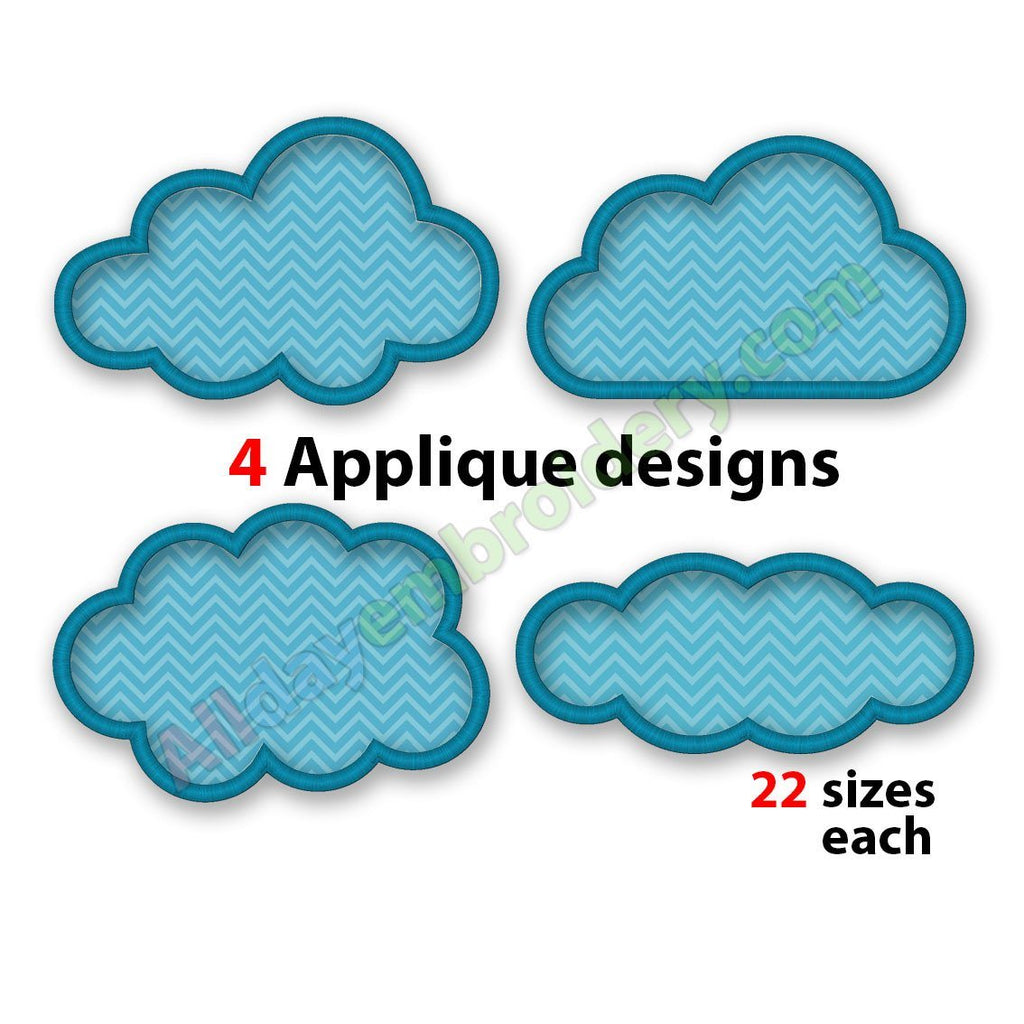 Cloud Applique SET