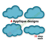 Cloud Applique SET