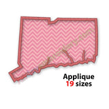 Connecticut applique design