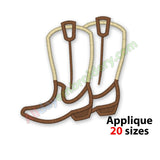 Cowboy boots applique