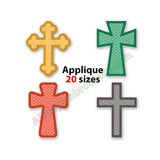 Cross Applique Set