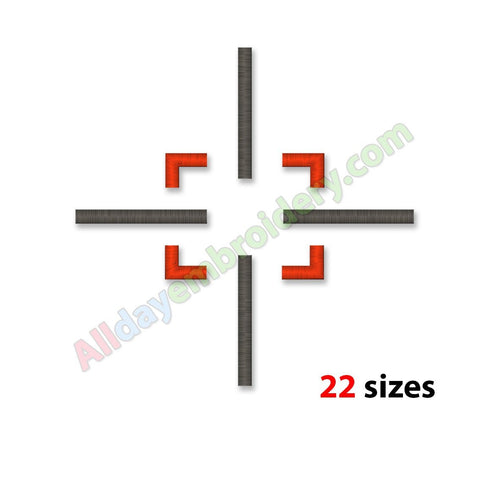 Crosshair Embroidery