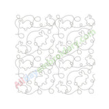 Easter quilt machine embroidery