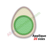 Egg Monogram Frame