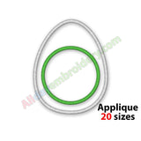 Egg Monogram Frame
