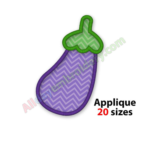 Eggplant applique