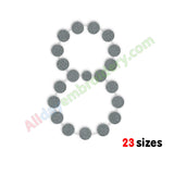 Eight embroidery design