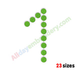 One embroidery design