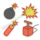 Explosives Applique SET