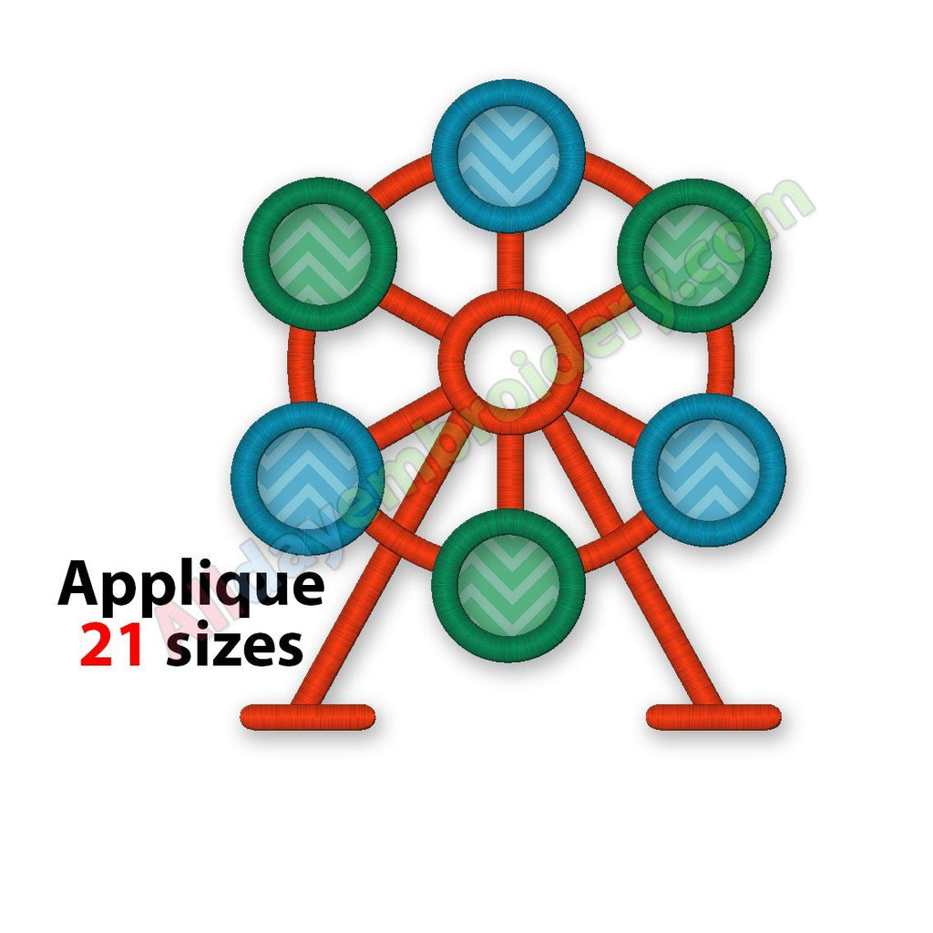 Ferris Wheel Applique
