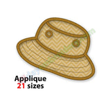 Fishing Hat Applique