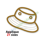 Fishing Hat Applique