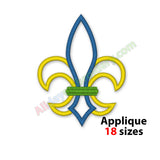 Fleur de lis Embroidery 