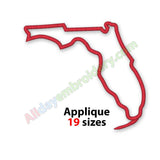 Florida embroidery design